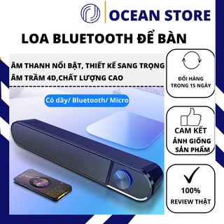 Loa bluetooth máy tính, vi tính, loa soundbar tivi để bàn, loa kết nối không dây