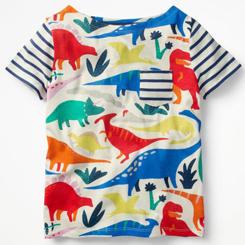 Áo thun BEAR LEADER in họa tiết hoạt hình đáng yêu phong cách Âu Mỹ 2022 thời trang mùa hè dành cho bé gái