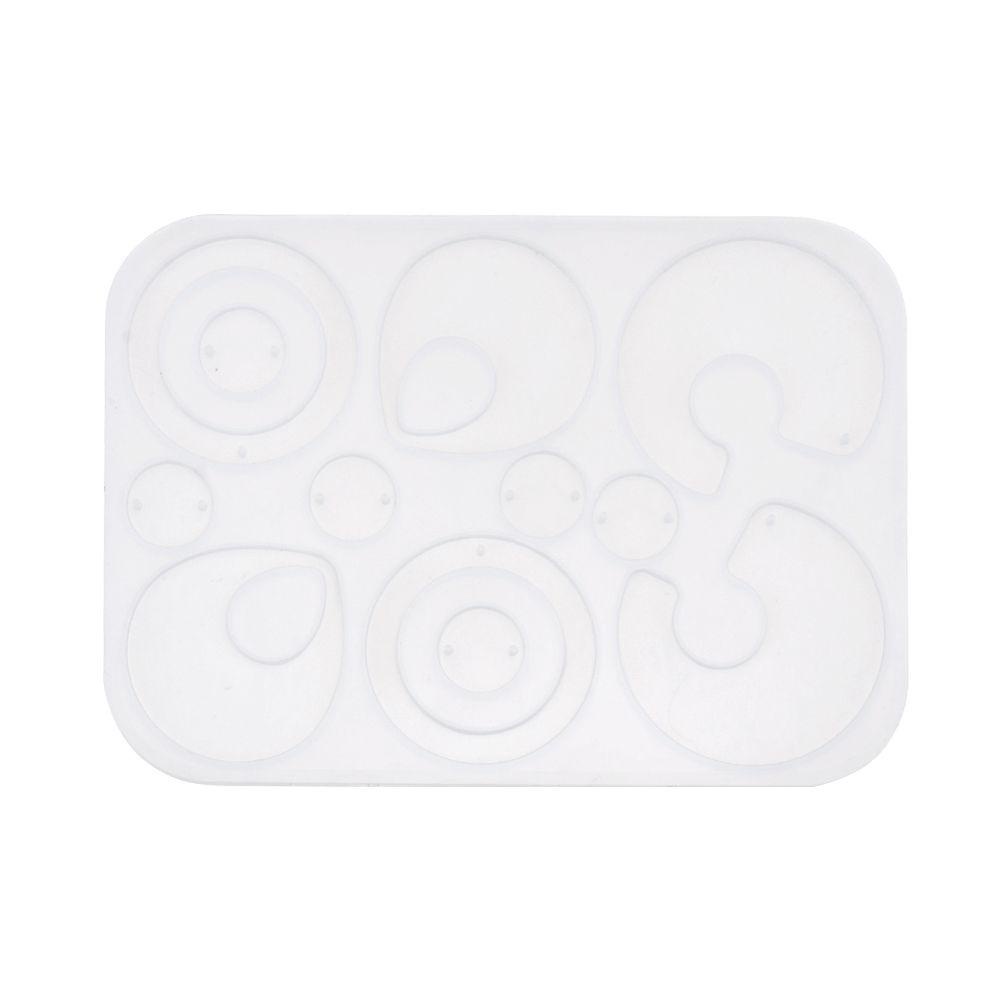 LANSEL Khuôn Silicon Trong Suốt Làm Mặt Trang Sức DIY