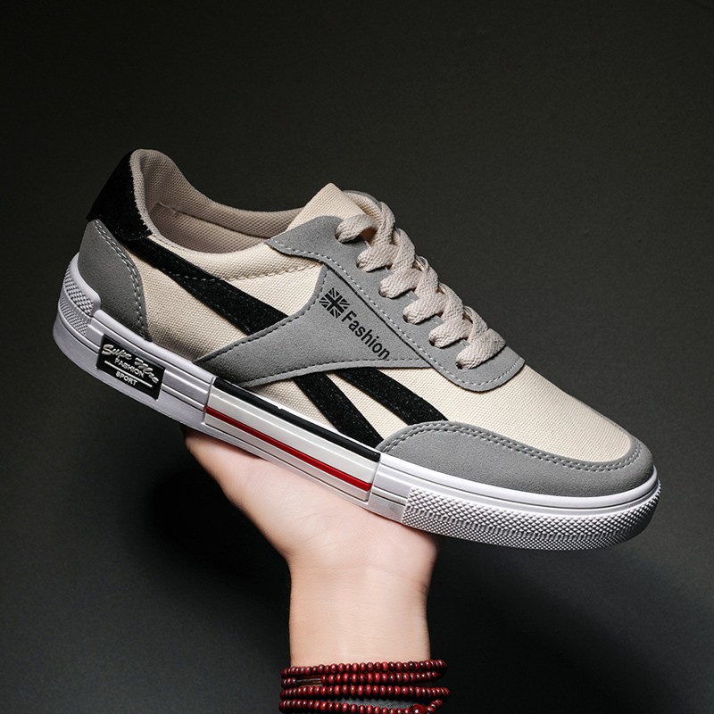 Giày vải canvas kiểu Hàn Quốc thoáng khí thời trang mùa hè dành cho nam | BigBuy360 - bigbuy360.vn