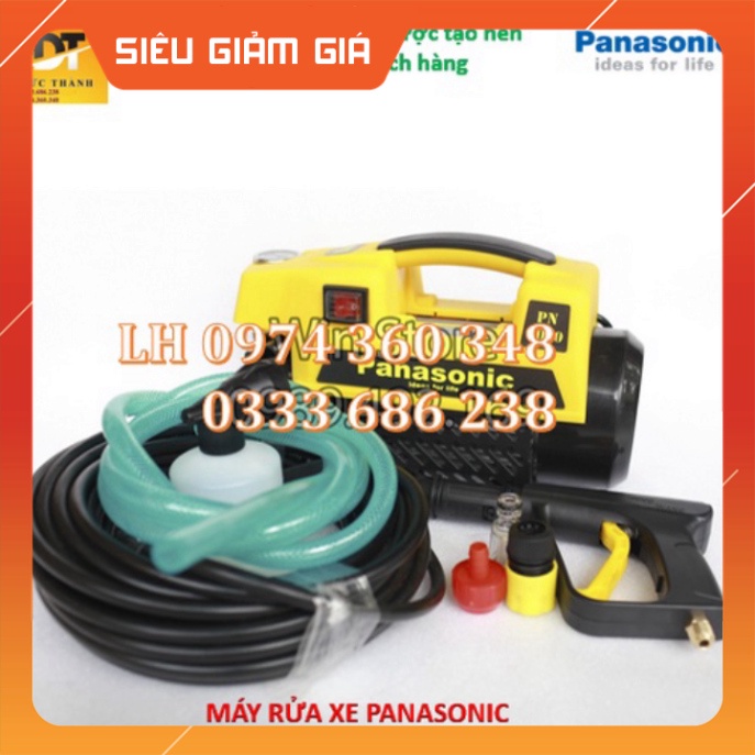 Cam kết Chính hãng Máy rửa xe PANASONIC công suất 300W. Bảo hành 12 tháng.