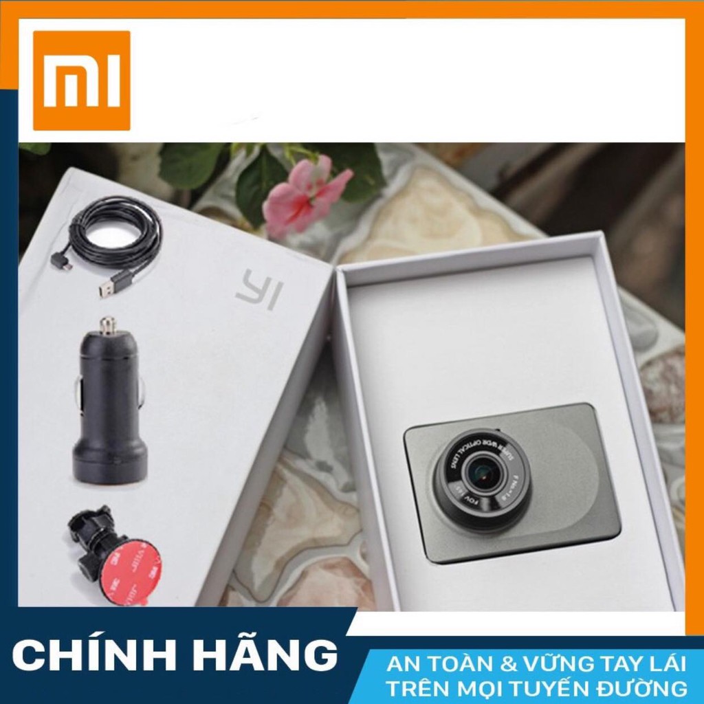 [BH 12 THÁNG] Camera hành trình ô tô, xe hơi Xiaomi Yi độ nét 2K cho xe ô tô có Wifi BH 12 tháng