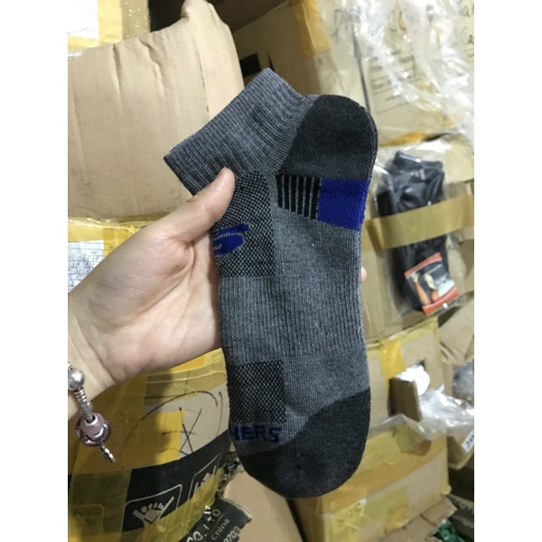 🧦 Combo 5 Đôi Tất Vớ Skechers Sport Cao Cấp Xù Dày Unisex Xuất Dư Thể Thao Cổ Ngắn T16 ⚡