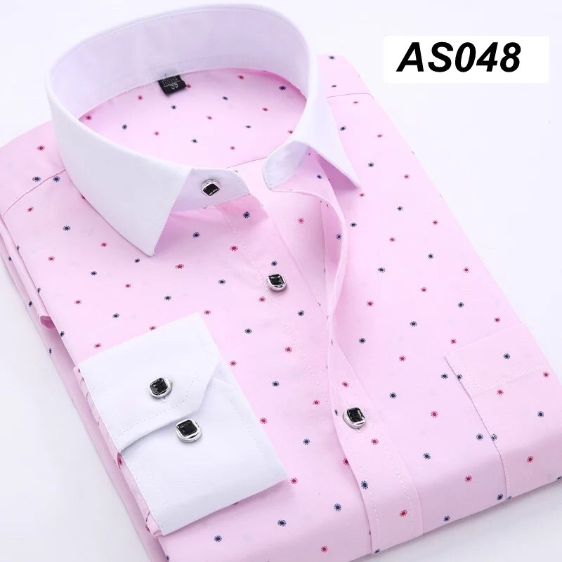 Áo sơ mi chấm bi nam cao cấp
