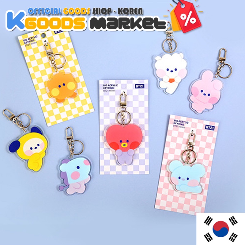 Móc khóa in hình các nhân vật BT21