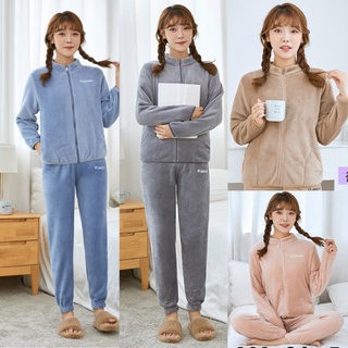 Bộ quần áo lông cừu - Bộ đồ nữ mùa đông siêu ấm siêu nhẹ chất đẹp