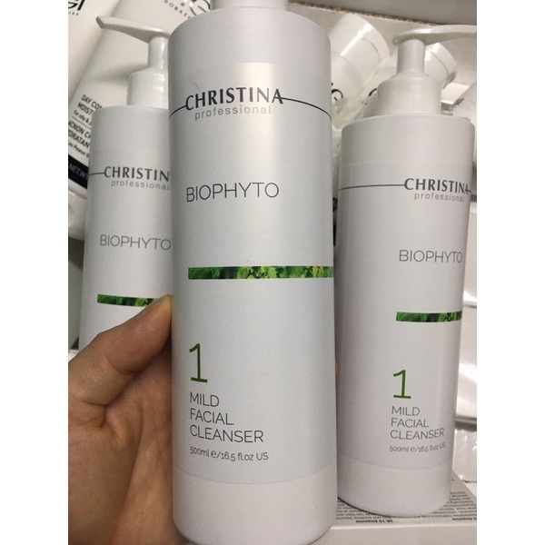Sữa rửa mặt dịu nhẹ trắng da mền mịn cho da nhạy cảm Christina Biophyto 1 Mild Facial Cleanser