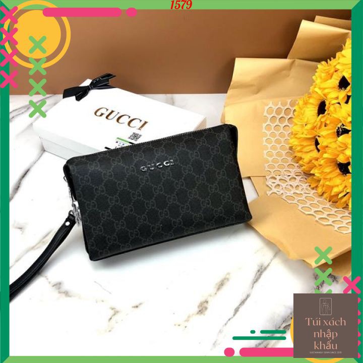 Clutch Cầm Tay Nam Khóa Số C1579💝FREESHIP💝Ví CầmTay Nam GX(Fullbox) | BigBuy360 - bigbuy360.vn