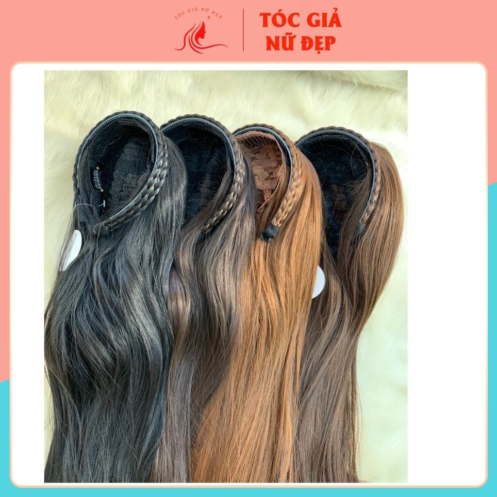 Tóc giả băng đô mới mẫu tết rít