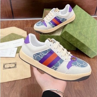 Giày Sneaker GC Leather Tím Bản Chuẩn-Full Phụ Kiện
