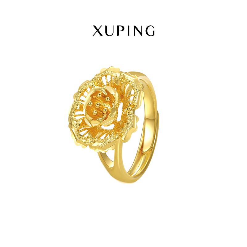 Nhẫn Nữ Mạ Vàng 24K, Phong Cách Bông Hoa Sang Trọng - XPN40