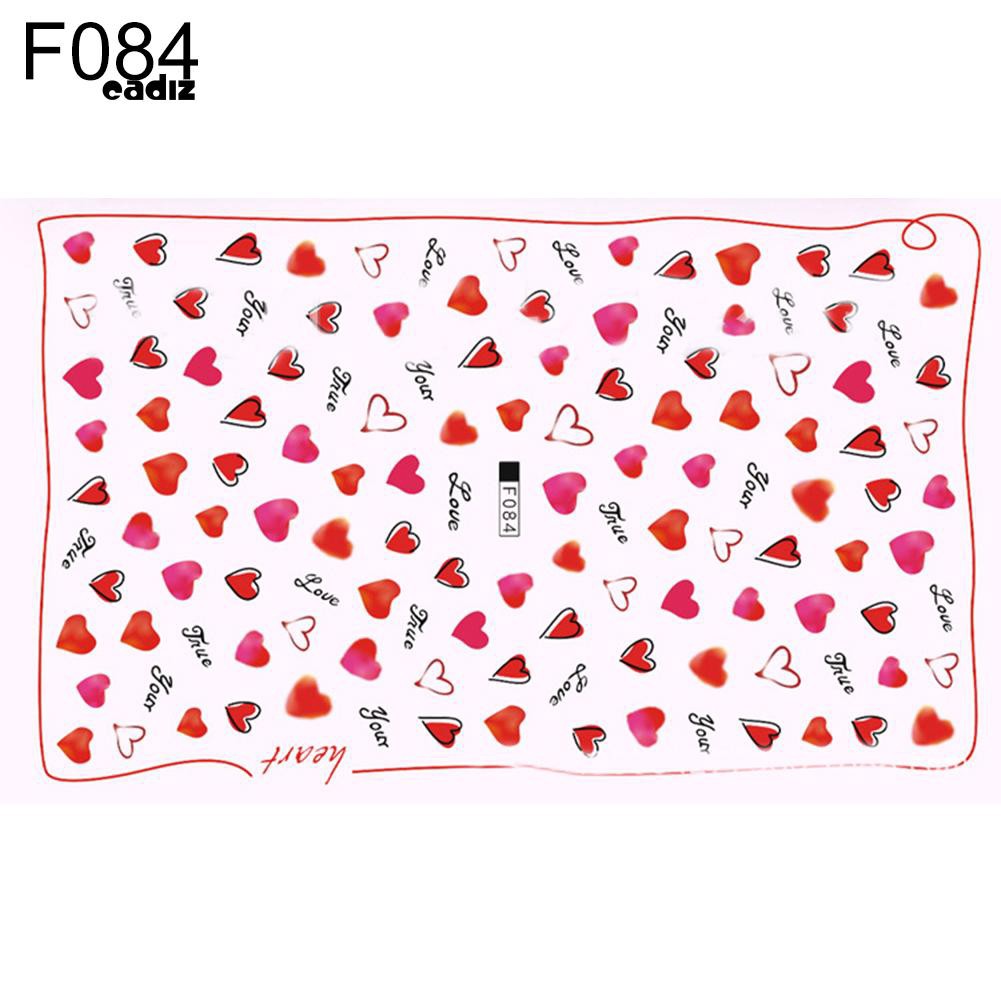 [Hàng mới về] Miếng dán họa tiết 3D dùng để trang trí móng nghệ thuật