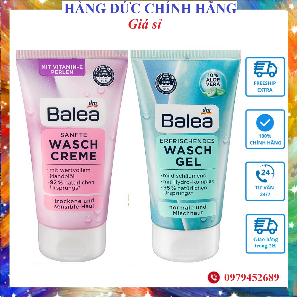 Sữa rửa mặt Balea 150ml