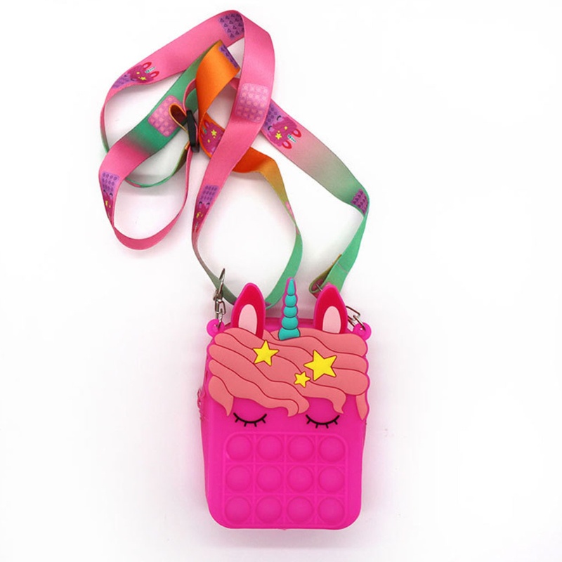 Đồ Chơi Bóp Bong Bóng Mini Giảm Căng Thẳng Có Ví Đựng Tiền Xu Dễ Thương Cho Trẻ Em Và Người Lớn