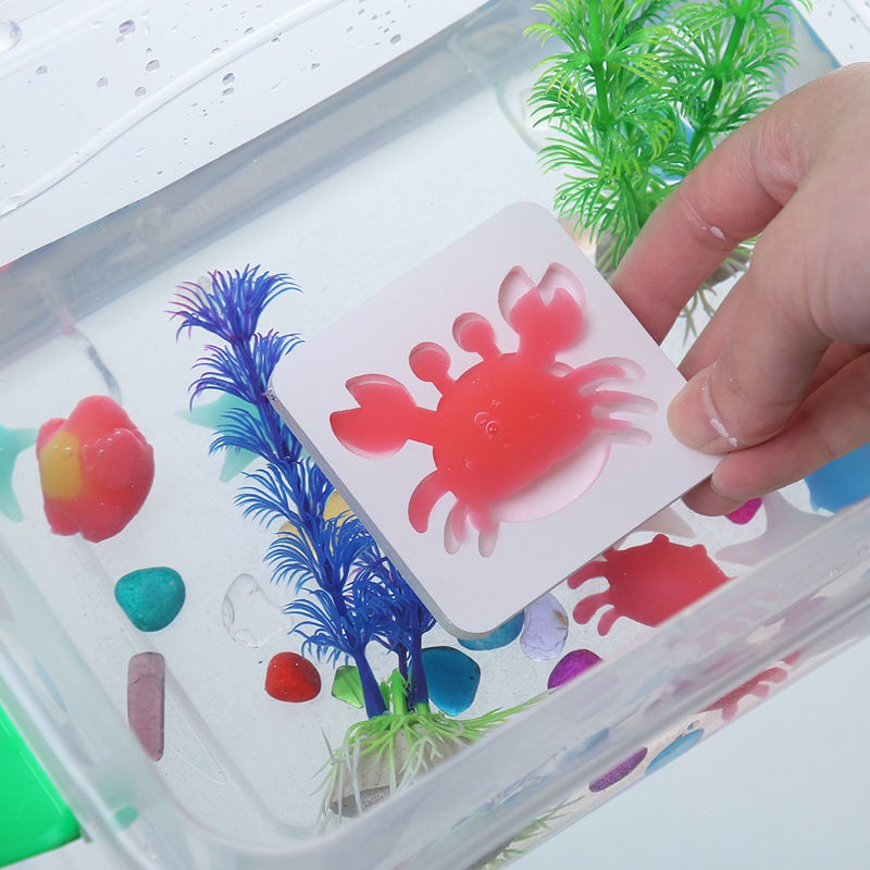 Bộ Tạo Hình Nước 3D Ma Thuật Cho Bé, Bộ Stem Đồ Chơi Khoa Học Thí Nghiệm Cho Bé 10 lọ màu 100ml
