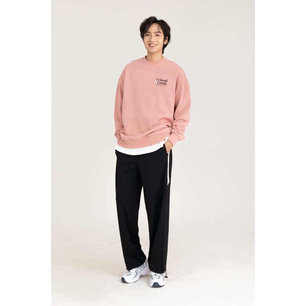 Áo Sweater Nỉ Nam MANDO Chất Nỉ Chân Cua Co Dãn, Dày Dặn Mềm Mịn Form Rộng Phong Cách Unisex - SWT001