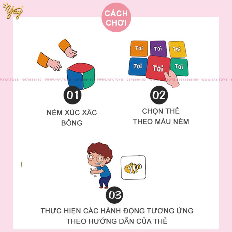 [HDSD, NHÃN THẺ T.VIỆT] Board Game Đầu Đời Cho Bé 18 Tháng - TOI