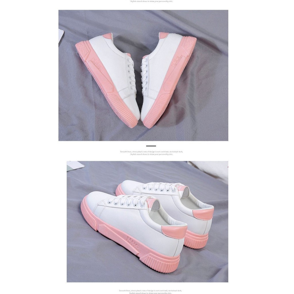 Giày thể thao nữ trắng đế bằng giá rẻ giày sneaker nữ nhiều màu ulzzang cao cấp hot trend AZUKA - E3 | BigBuy360 - bigbuy360.vn