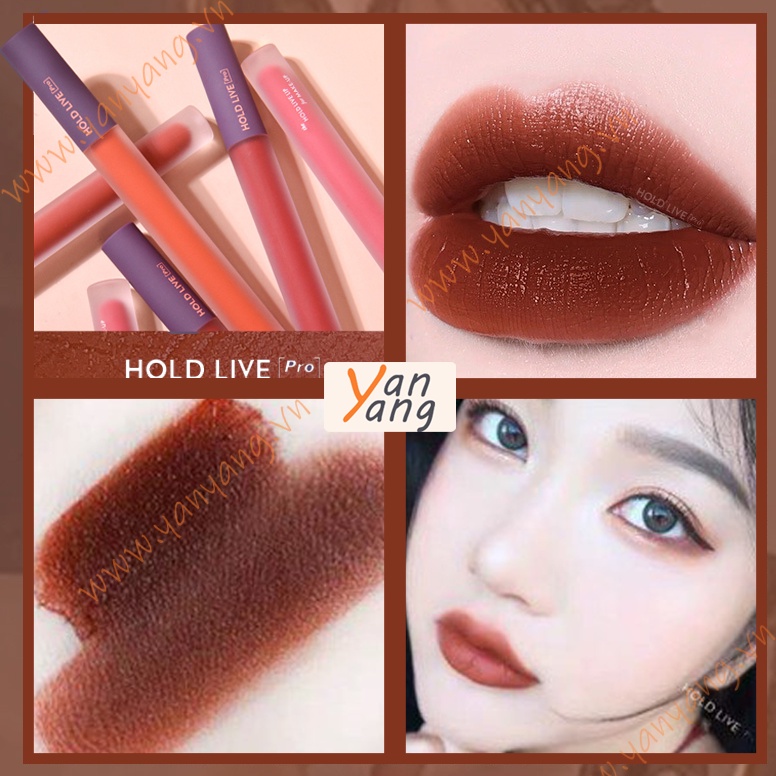 Son Kem Nắp Tím Hold Live Mềm Mịn Mọng Môi