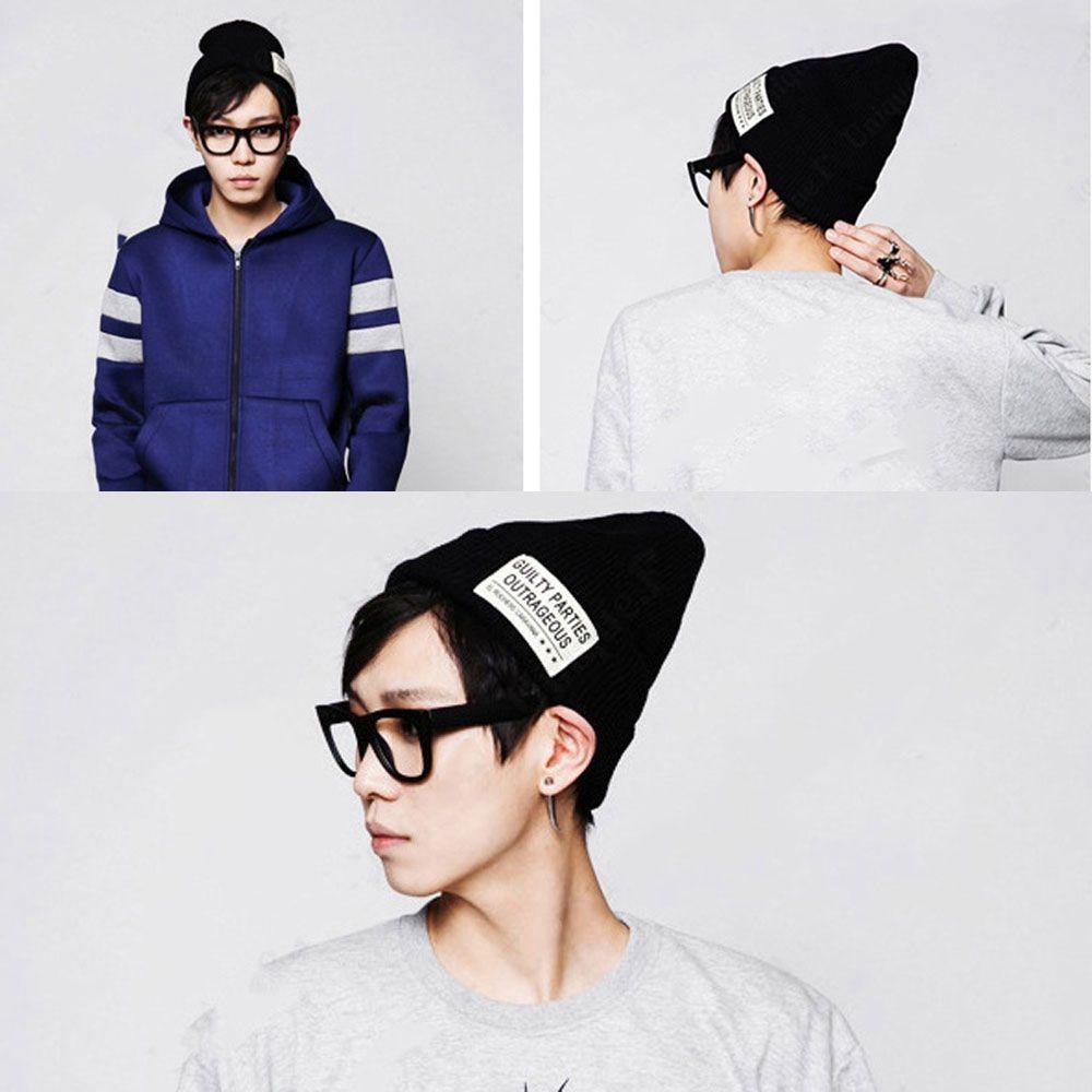 Mũ Beanie Dệt Kim Màu Trơn Dễ Thương Cho Nữ