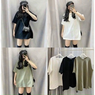 Áo Thun Nam Nữ Phông Thụng Tay Lỡ Kiểu Dáng Basic