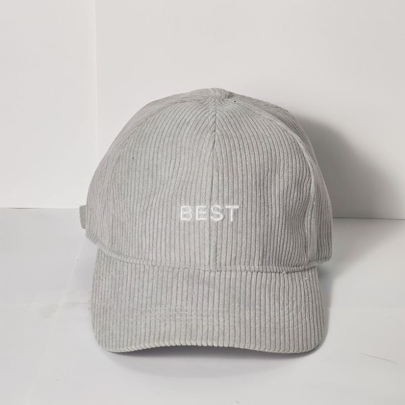Mũ lưỡi trai nữ nam - Nón kết chất nhung tăm cao cấp thêu chữ BEST thời trang Hàn Quốc