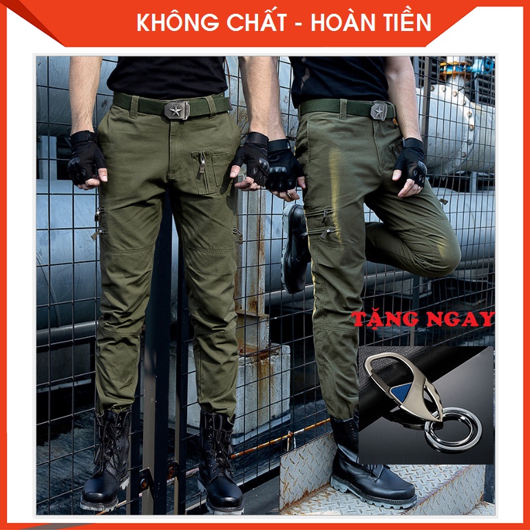 (HÀNG XỊN) Quần kaki túi hộp Lính Mỹ cao cấp_Quần con Ó