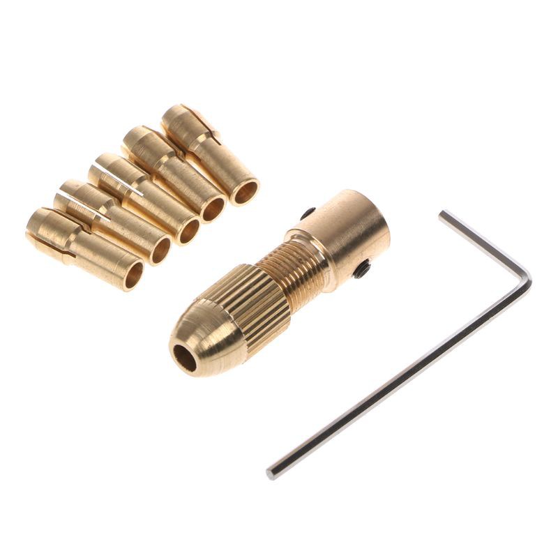 Set 7 Đầu Kẹp Mũi Khoan Điện 2 / 2.35 / 4.05 / 5.05mm 0.5-3.0mm