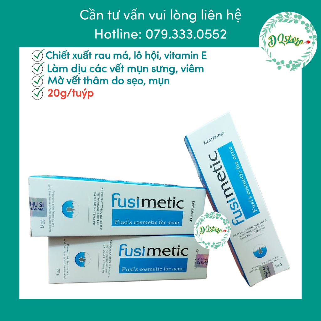 Kem bôi mụn Fusimetic - tuýp 20g