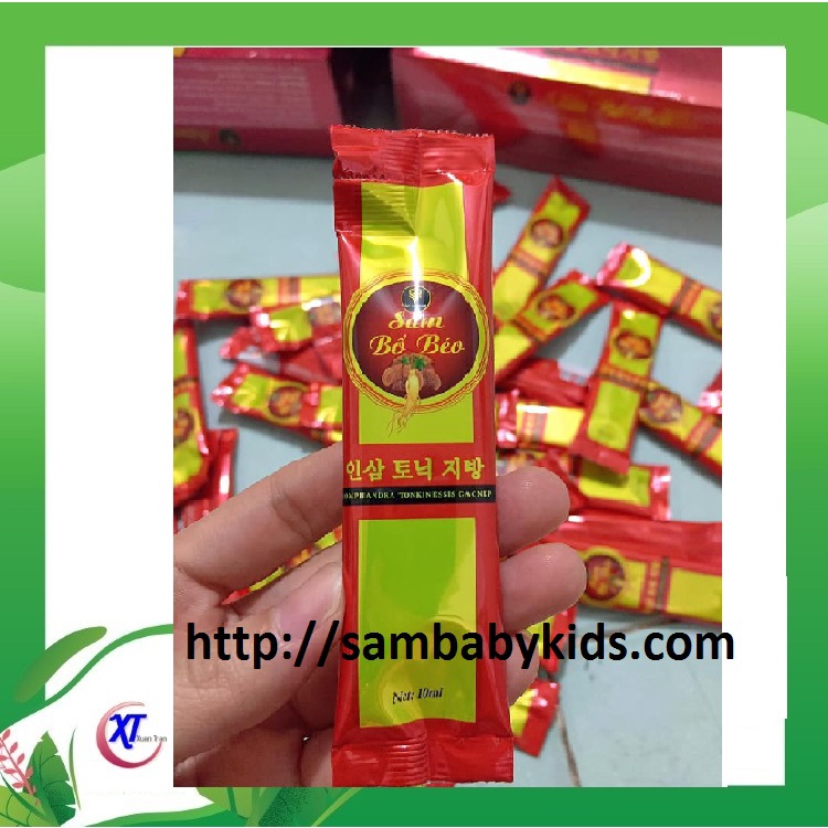 (10 gói dùng thử) SÂM BỔ BÉO ă.n n.g.o.n n.g.ũ n.g.o.n T.ă.n.g c.â.n c.h.o n.g.ư.ờ.i g.ầ.y