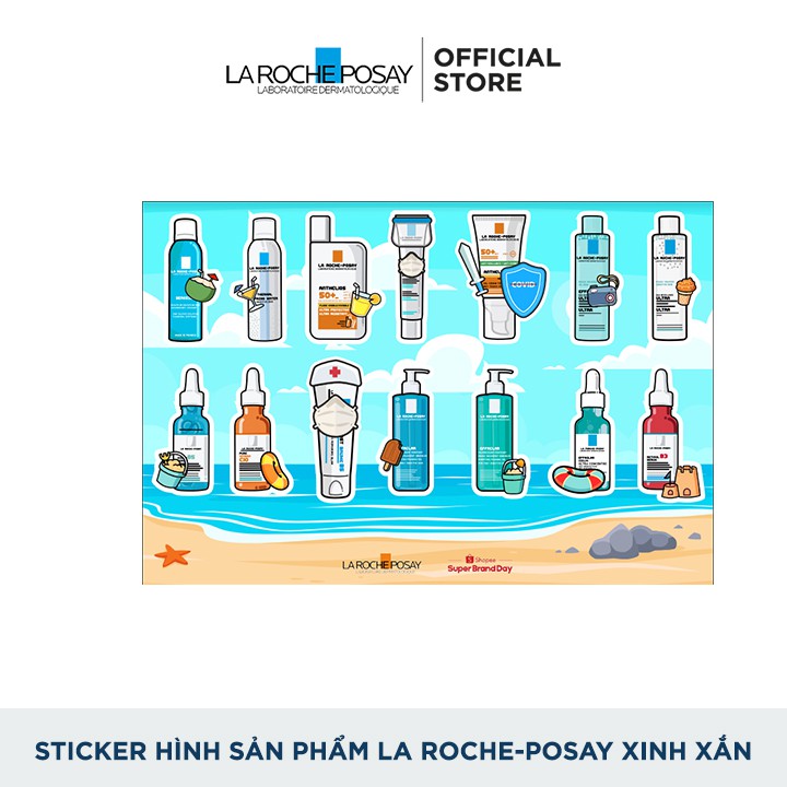 [HB GIFT][Hàng tặng không bán] Sticker hình sản phẩm La Roche-Posay xinh xắn