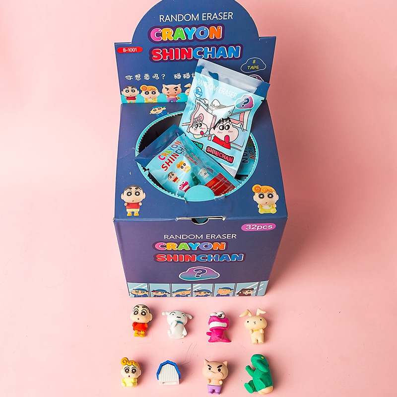 💖Đặt 1 tặng 2💖Gôm Tẩy Hình Khủng Long Shin-Chan Dễ Thương