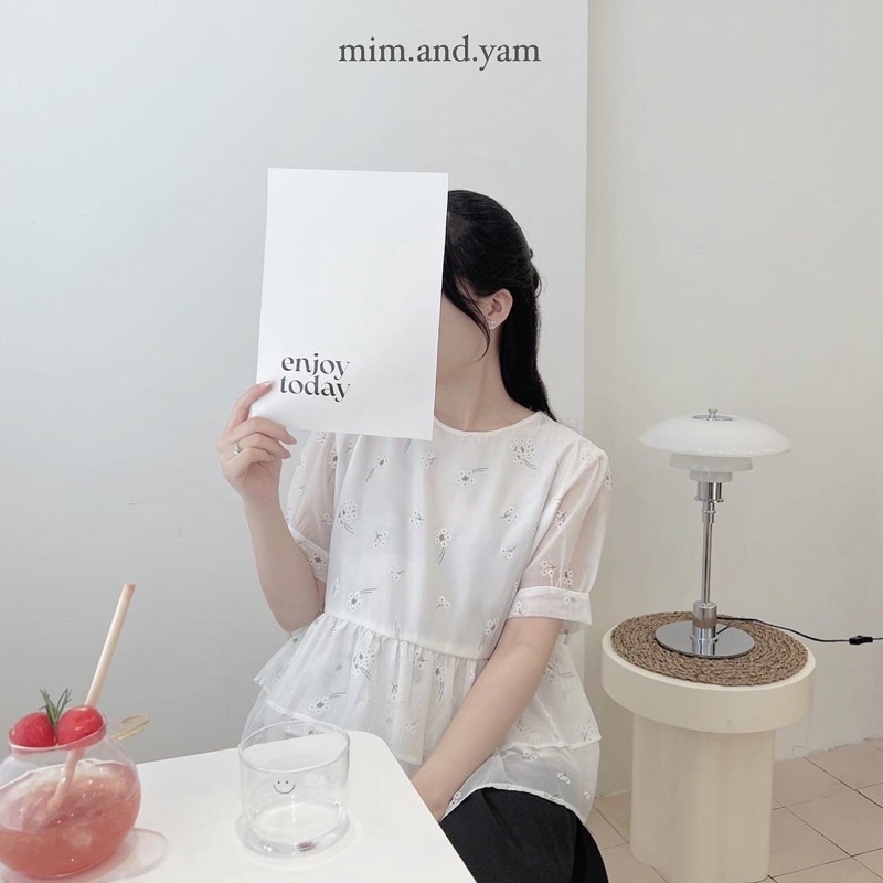 Áo tơ hoa babydoll