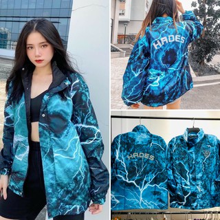 Áo Khoác Dù Loang Sấm Sét HADES Unisex