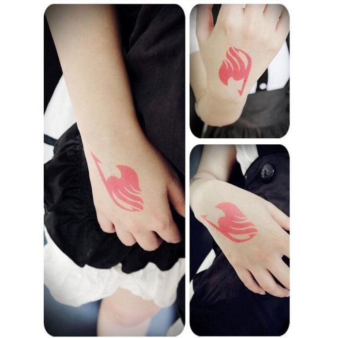Hình Xăm Dán Chống Thấm Nước Hình Fairy Tail Cá Tính