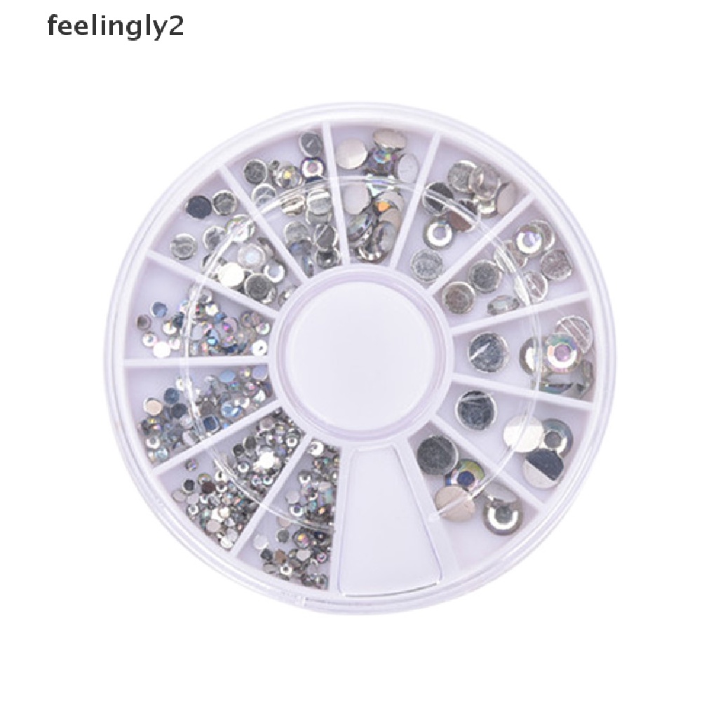 [Hàng mới về] Hộp hạt đá trang trí móng lấp lánh 3d DIY