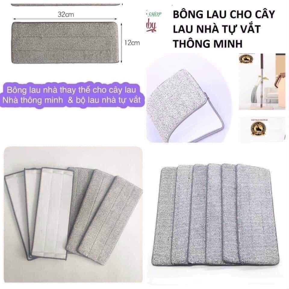 Bông lau thay thế cho cây lau nhà tự vắt thông minh