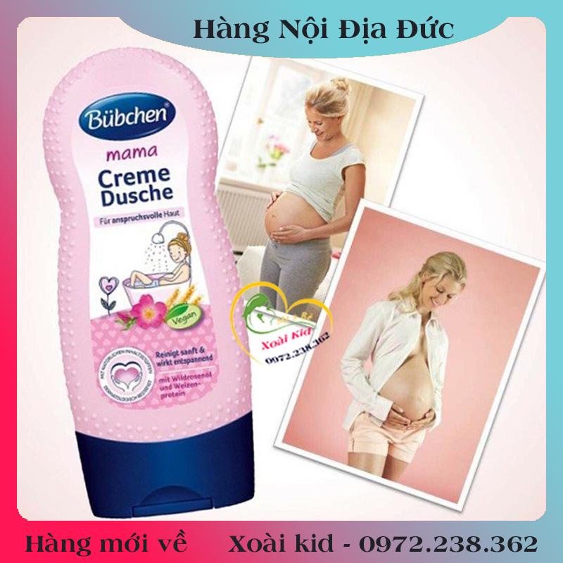 [auth] Sữa tắm và dưỡng thể Bubchen mama mẫu mới hàng Đức cho bà bầu [Hot]