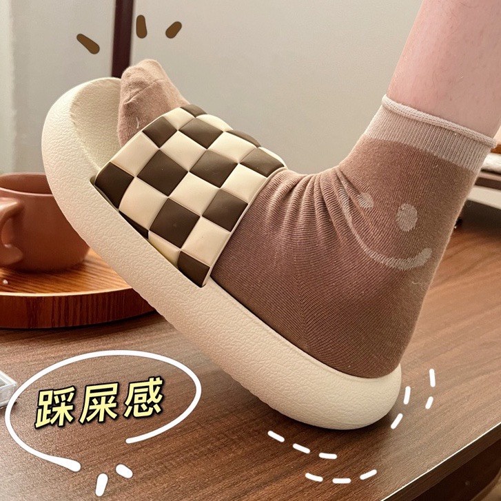 Dép Lê Bành Mì Nam Nữ Unisex Caro  Đế Cao Cong Viền Cao Su Êm Chân Siêu Nhẹ