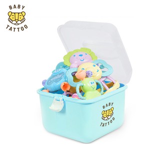 BABY TATTOO Bộ 10 Lục Lạc Đồ Chơi Cho Bé Trong Thời Kỳ Mọc Răng, Hỗ Trợ Phát Triển Não Bộ Cho Bé