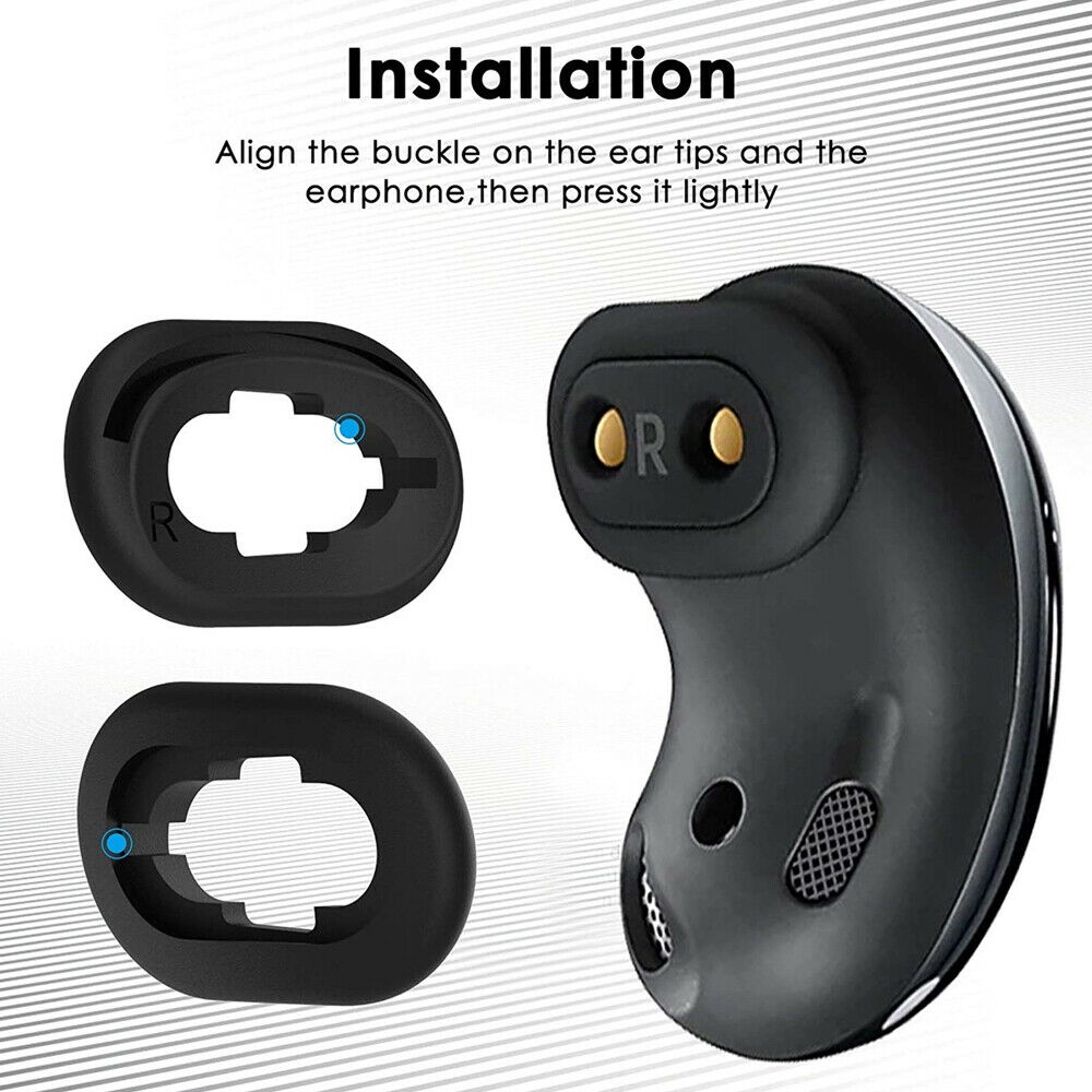 Bộ 3 Cặp Nút Đệm Tai Nghe Thay Thế Bằng Silicon Cho Samsung Galaxy Buds Live