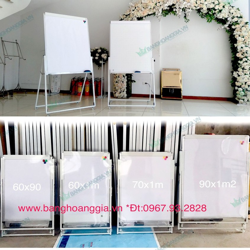 Bảng Flipchart Viết Bút Dạ - Bảng hội thảo [tặng bút dạ ,bông lau ,giấy