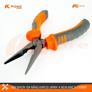 Kìm mỏ nhọn kapusi 6" K-8036
