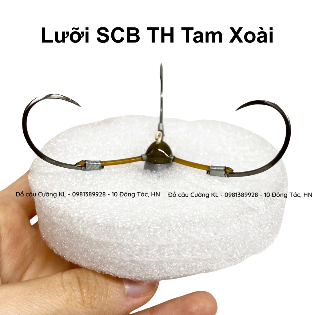 Lưỡi câu SCB dáng xoài