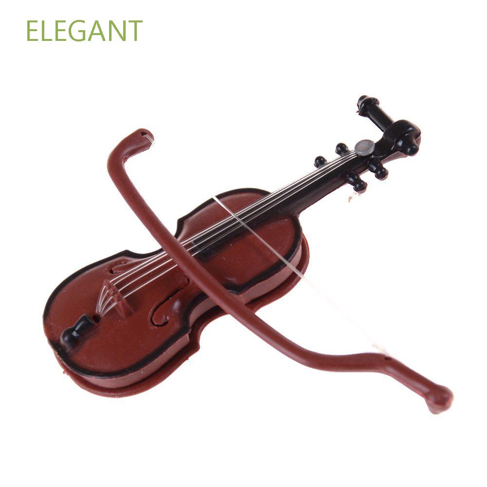 Mô hình đàn violin mini bằng gỗ dùng trang trí DIY