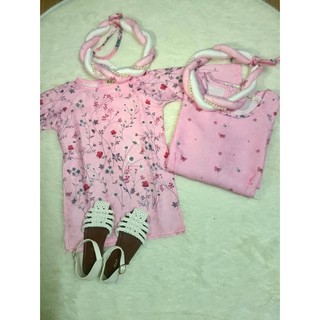 Set mẹ con gấm hoa nhí vàng