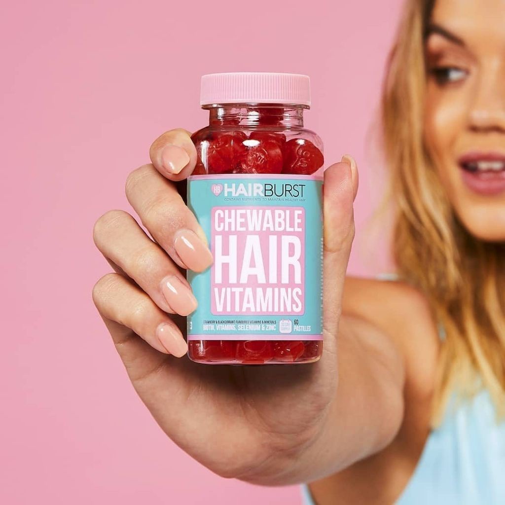 Kẹo Dẻo HAIRBURST Vitamin Chăm Sóc Kích Thích Mọc Tóc (60 Viên)