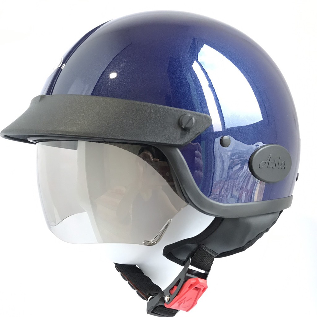Mũ bảo hiểm trùm 3/4 đầu kính âm siêu tiện dụng  - Asia MT139 - Hàng chính hãng - Bảo hành 12 tháng