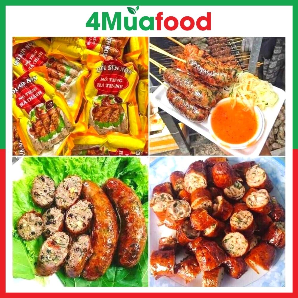 500gr Dồi Sụn Hà Thanh thơm dai giòn dùng chiên nướng đóng túi hút chân không - Thực Phẩm 4 Mùa - 4Muafood