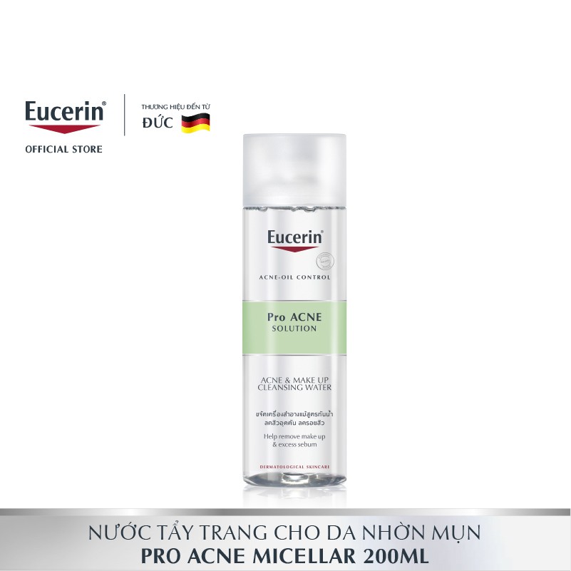 [Mã FMCGMALL -8% đơn 250K] Nước tẩy trang Eucerin ProAcne dưỡng ẩm dành cho da mụn 200ml - 87926 | BigBuy360 - bigbuy360.vn